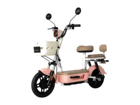Scooter Elétrica ACER Duos Mobile na cor rosa — Resplen Motors
