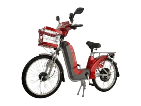 Bike Elétrica E-MAXX Duos Mobile na cor vermelha — Resplen Motors