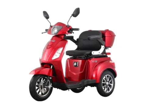 Scooter Elétrica EKO-10 Duos Mobile na cor vermelha — Resplen Motors