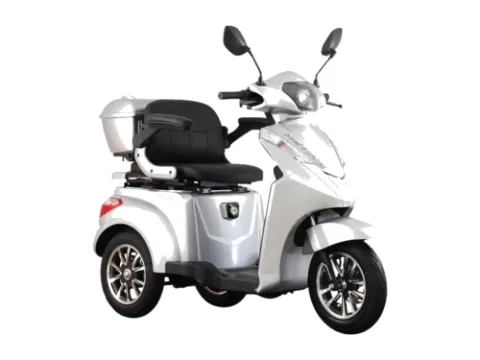 Scooter Elétrica EKO Pró Duos Mobile na cor prata — Resplen Motors
